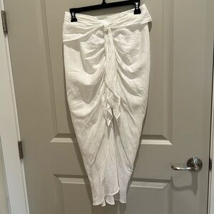 White Do + Be wrap skirt